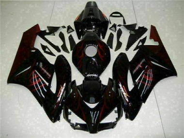 Red Flame Black 2004-2005 CBR1000RR Motorcycle Fairings