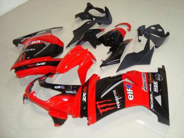 Red Monster 2008-2012 ZX250R Motorcycle Fairings