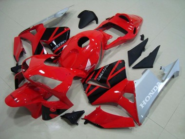 Red Silver 2003-2004 CBR600RR Motorcycle Fairings