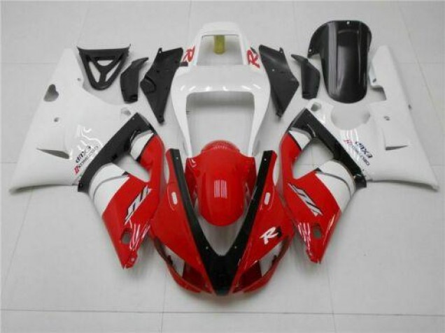 Red White 1998-1999 YZF R1 Motorcycle Fairing