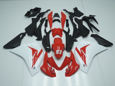 Red White 93 2011-2013 CBR125R Motorcycle Fairings