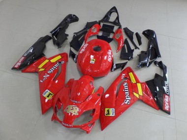 Red and Black 2006-2011 RS125 Motorcycle Fairings