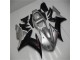 Silver Black 2002-2003 YZF R1 Motorcycle Fairings