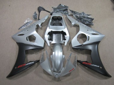 Silver Black 2003-2005 YZF R6 Motorcycle Fairing