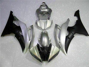 Silver Black 2008-2016 YZF R6 Motorcycle Fairings