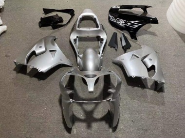 Silver Glossy Black 2002-2003 ZX9R Motorcycle Fairings