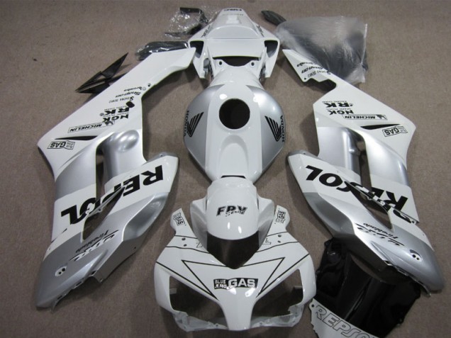 Silver Repsol 2004-2005 CBR1000RR Motorcycle Fairings