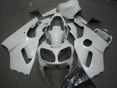 White 2000-2001 ZX12R Motorcycle Fairings