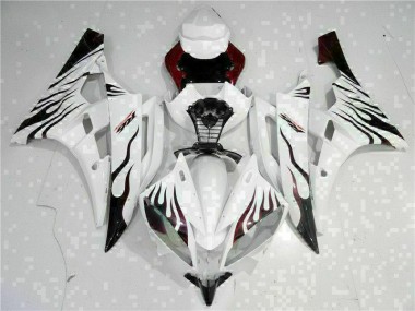 White 2006-2007 YZF R6 Motorcycle Fairing