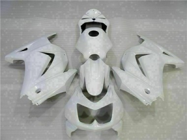 White 2008-2012 EX250 Motorcycle Fairings