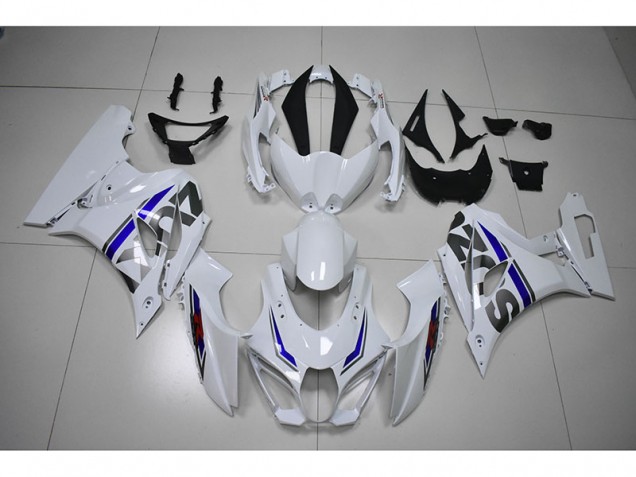 White 2017-2021 GSXR 1000 Motorcycle Fairing