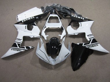 White Black 2003-2005 YZF R6 Motorcycle Fairings