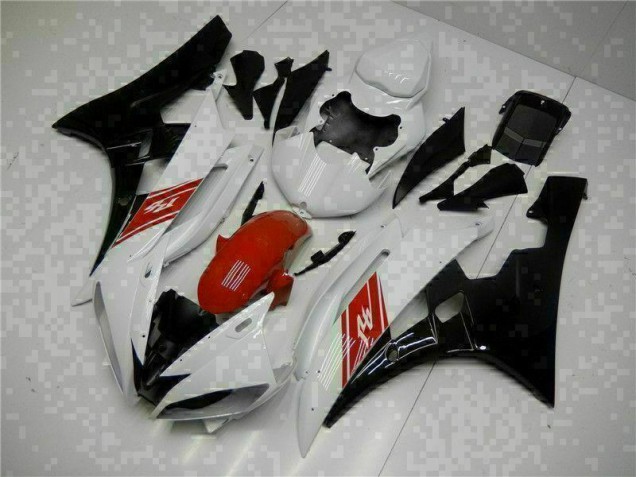 White Black 2006-2007 YZF R6 Motorcycle Bodywork