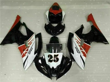 White Black 2008-2016 YZF R6 Motorcycle Fairing Kits