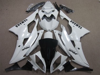 White Black Decal 2008-2016 YZF R6 Motorcycle Fairings