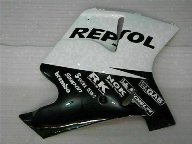 White Black Repsol 1996-2007 CBR1100XX Motorcycle Fairings