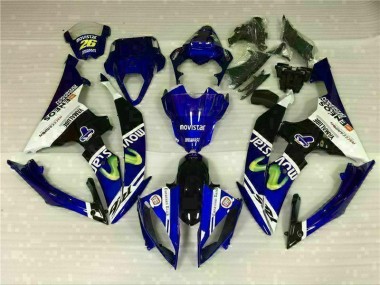 White Blue 2008-2016 YZF R6 Motorcycle Fairing