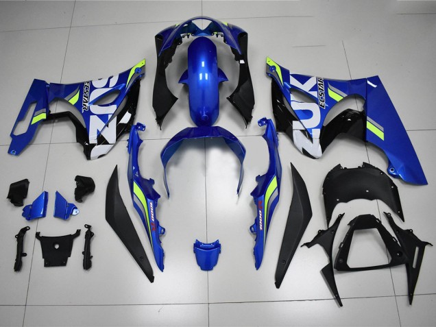 White Green 2017-2021 GSXR 1000 Motorcycle Fairings