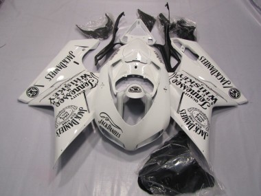 White Jack Daniels 2007-2014 Ducati 1098 Motorcycle Fairings