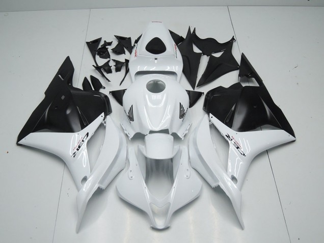 White Matte Black 2009-2012 CBR600RR Motorcycle Fairings