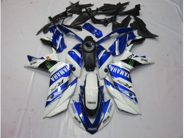 White Monster 2015-2022 YZF R3 Motorcycle Fairings