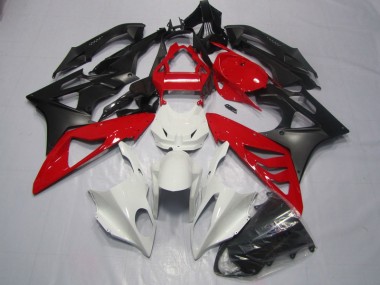 White Red Black 2009-2014 S1000RR Motorcycle Fairings