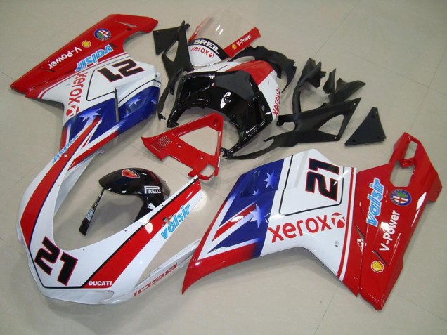 Xerox 21 2007-2014 Ducati 848 1098 1198 Motorcycle Fairings