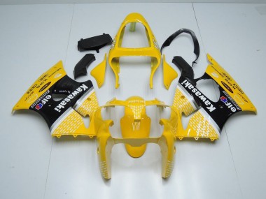 Yellow Arrow 2000-2002 ZX6R Motorcycle Fairings