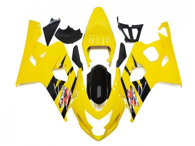 Yellow Black 2004-2005 GSXR 600/750 Motorcycle Fairings