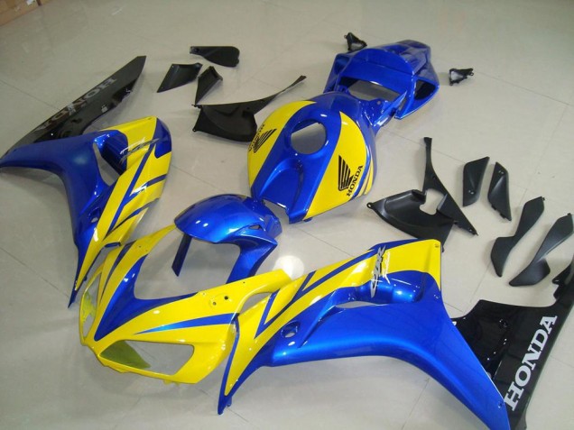 Yellow Blue Black 2006-2007 CBR1000RR Motorcycle Fairings