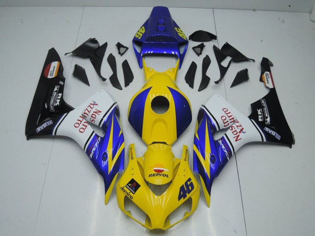 Yellow Nastro 2006-2007 CBR1000RR Motorcycle Fairings