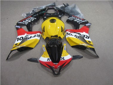 Yellow Repsol 2004-2005 CBR1000RR Motorcycle Fairings