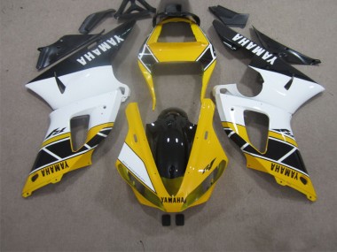 Yellow White Black 2000-2001 YZF R1 Motorcycle Fairings